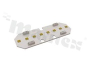 Moduł 8 LED CREE JB2835B-J; prostokątny 70x24; barwa 6500K; CRI 80; 201lm/W; 302lm/560mA; 12V