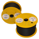 Przewód pojedynczy LGY/H05V-K; z wielodrutową miedzianą żyłą; czarny; przekrój 1.50mm2; AWG 16; 500V; -40+105 st.C; 100m.