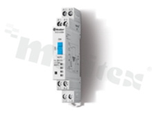 Relay installation; contacts SPDT; coil voltage 24V AC,24V DC; rated current 10A; DIN-Rail