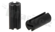 Podstawka pod diodę LED; średnica LED 3.0mm; wysokość A=10.0mm; czarna