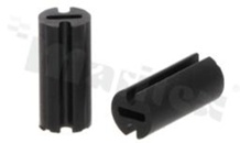 Spacer sleeve for 3.0mm LED; high A=10.0mm; black