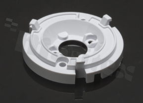 Holder for LED COB; Number of LEDs: 1; Dimensions: round 59mm; Height: 14.2mm; meterial: PC; Fastening: screw