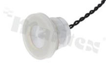 Przełącznik piezo; monostabilny; 22mm; na przewód; srebrna; aluminium; IP65.