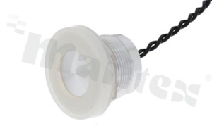 Piezoelectric switch; monostable; 22mm; cable; aluminium; IP65.