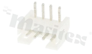 Złącze Kablowe do PCB; w rastrze 2.00mm; 4-stykowe; montaż THT; męskie; poziome; 100V/2A
