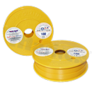 Przewód pojedynczy LGY/H05V-K; z wielodrutową miedzianą żyłą; żółty; przekrój 0.50mm2; AWG 20; 500V; -40+105 st.C; 100m.