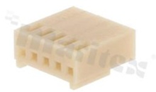 Crimp terminal housing; pitch 2.54mm; 5-contacts; female; applicable wire AWG#22-28; 250V/3A
