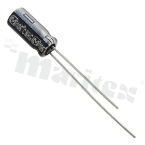 Kondensator THT; 22uF; 50V; 105st.C; 5x11 r2mm; 1000h
