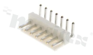 Header for PCB; pitch 3.96mm; 7-contacts; THT; male; side entry; 250V/10A