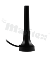 Antena; prętowa prosta; Wi-Fi; 2400-7125MHz; 4.7dBi; VSWR<2.3; liniowa; dookólna; RG174LL; 1m; SMA; magnetyczna/przyklejana; fi30x83.2mm; IP67