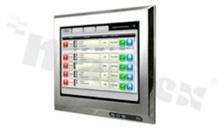 12" XGA 1024x768 Full IP-65 Panel PC; stainless steel; Touch Panel; Intel Atom DualCore 1.8GHz D525; Gigabit Ethernet; 1COM; 3 USB; 12-28V input