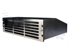 AC fan tray; 3 RU tray, horizontal airflow; liczba wentylatorów: 2; 230VAC; 400CFM; 17x13.7x5.22mm.