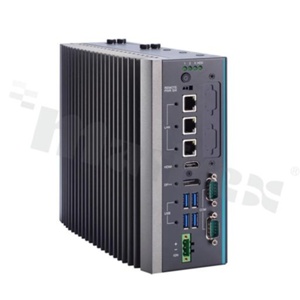 Fanless Industrial System with LGA1700 Socket 13th/12th Gen Intel Core i7/i5/i3 or Celeron Processor; Intel H610E/R680E; and Front-access I/O