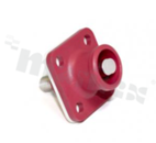 Złącze; gniazdo męskie; zaciskane 35mm2; seria SurLok Plus; 8.0mm; 1pin; IP67; 150A; 1000V; kolor czerwony