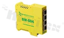 Industrial Ethernet 4 Port Switch DIN Rail Mountable