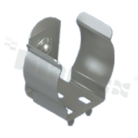 Battery holder; button contact; A; 17500, 18350, 18650; battery diameter 16-19mm; THT