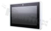 Bezwentylatorowy komputer panelowy 7"; SVGA; pojemnościowy ekran dotykowy; Intel Atom Z3735F; RAM 2 GB; eMMC 32 GB; micro SD; LAN; 2xUSB; HDMI; LVDS; temp. pracy: 0+40C; zasilanie 12-24V DC+ zasilacz