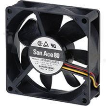 Fan; DC; 24VDC; 80x80x25mm; 0.65m3/min; 20.0dB.