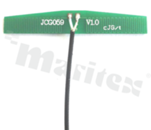 Antena; PCB; GSM; 824-1990MHz; 2.0dBi; VSWR<3.0; liniowa; RF1.13/RF1.37; IPEX/MCF; przyklejana; 47x7.6mm