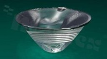Lens for LED high power; mid power; COB; angle: oval 48 x 7 degrees ; Number of LEDs: 1; Dimensions: round 30mm; Height: 14.3mm; material: PC; Fastening: snaps