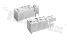 Przekaźnik elektromagnetyczny; prąd znamionowy 20A; napięcie cewki 24VDC; pojedynczy styk zwierny (1A), 20A/250 VAC, wyprowadzenia do druku + faston pionowy