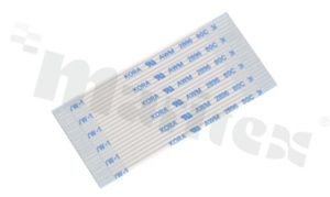 Flexible Flat Cable; 1.00mm pitch; 22-conductors; type C; L=50mm; U=30V; oper.temper. 80deg. C