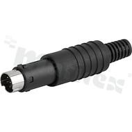 Złącza DIN; Male; 2 A; Cable, Free Hanging; Unshielded