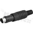 Złącza DIN; Male; 1 A; Cable, Free Hanging; Unshielded
