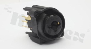 Złącze: XLR; 1/4" XLR; chassis mount C typ; VertPCB; Stereo Non-switchXLR; Ground Latchless