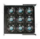 AC fan tray; 1 RU universal range tray, horizontal airflow; liczba wentylatorów: 6; 90-264VAC; 132CFM; 19x3.08x1.75mm.