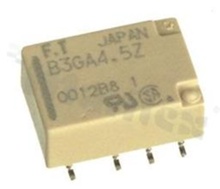 Electromagnetic relay; contact rating current 2A; coil voltage 4.5VDC; changeover contact (2C); coil power 140mW; 1A/30VDC; 0.3A/125VAC