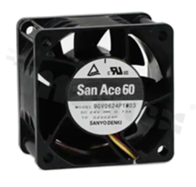 Fan; DC; 24VDC; 60x60x38mm; 2.37m3/min; 66.0dB.
