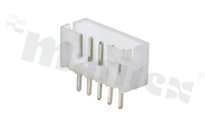 Header for PCB; pitch 2.00mm; 3-contacts; THT; male; top entry; 100V/2A