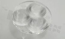 Soczewka do diod LED high power ; kąt rozsyłu: 17 stopni FWHM; ilość diod: 3; rozmiar: okrąg 35mm; wysokość: 15mm; rodzaj materiału: PMMA; sposób mocowania: klej; kołek