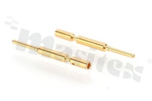 Connector circular; metric; pin contact; 1.0mm; 18-22AWG