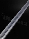 Soczewka do diod LED high power; kąt rozsyłu: asymetryczny; ilość diod: optyka liniowa; rozmiar: 40x3000mm; wysokość: 8.8mm; rodzaj materiału: PMMA