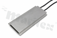 Grzałka PTC;106x40x6.5 mm; 220V/200 ± 20; Cable: UL1332, 20AWG, 250mm gługość kabla czarnego i kabla w innym kolorze