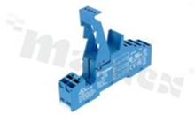 Socket 95 series; for relay 40.31, 40.51, 40.52, 40.61; 10A; spring clamps; 10A/250VAC; Mounting: DIN