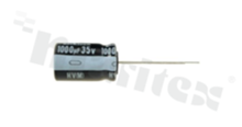 Electrolytic capacitor; 330uF; 10V; 105deg.C; 6.3x11 r=2.5mm; 20%; 5000h