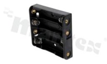 4xAAA Battery holder; with soldered lug