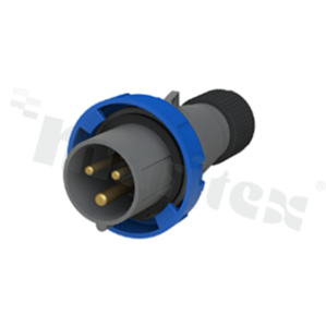 216EP6W; Wtyk na przewód; zasilający AC 3-fazowe; męskie; 16A; 250VAC; IP67; seria Easy&Safe
