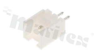 Złącze Kablowe do PCB; w rastrze 2.00mm; 2-stykowe; montaż THT; męskie; pionowe; 125V/2A