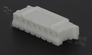 Crimp terminal housing; pitch 2.00mm; 8-contacts; female; applicable wire AWG#22-28; 100V/2A