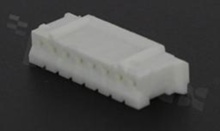 Crimp terminal housing; pitch 2.00mm; 8-contacts; female; applicable wire AWG#22-28; 100V/2A