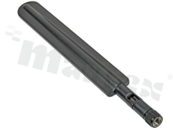 Antena; prętowa łamana; LTE; 698-2700MHz; 4.8dBi; Liniowa; RP-SMA; przykręcana; 172x18mm; czarna