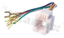 Socket RJ11; 4-contacts; THT; for cable; size 6; gold flash contact plating