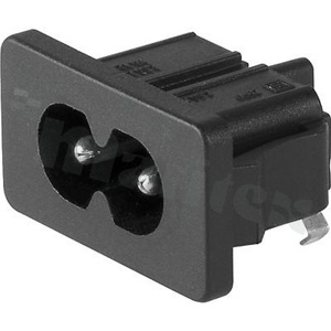 Złącza zasilające AC/DC; Male; -25 st.C - 70 st.C; 2.5 A; 250 V