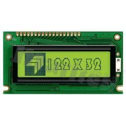 Display LGM; LCD graphic; 122x32 pixels; FSTN positive; white LED; view 06:00; 5.0 V;