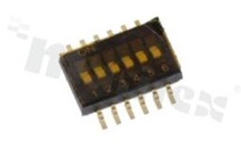 Przełącznik DIP Switch; SMD; 6-sekcyjny; raster 1.27mm
