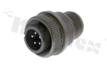 Wtyk 97-3106A-14S-5P; Seria 97 MIL-C-5015; gwint wewnętrzny; złącze męskie; 5 pinów; 13A; na przewód